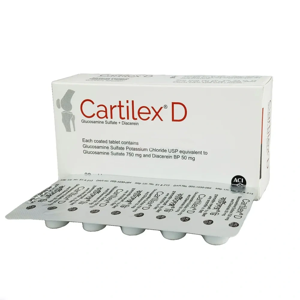 Cartilex D Tablet 750 mg+50 mg