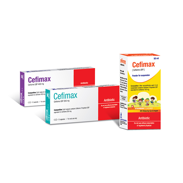 Cefimax Powder for Suspension 100 mg/5 ml
