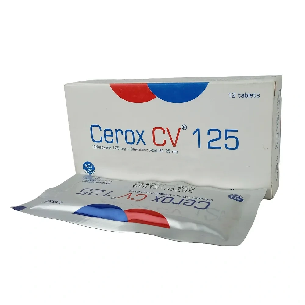 Cerox CV Tablet 125 mg+31.25 mg