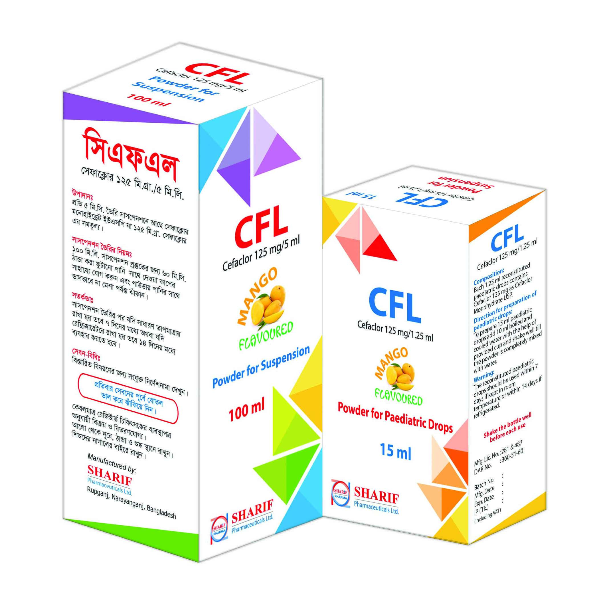 CFL Powder for Suspension 125 mg/5 ml