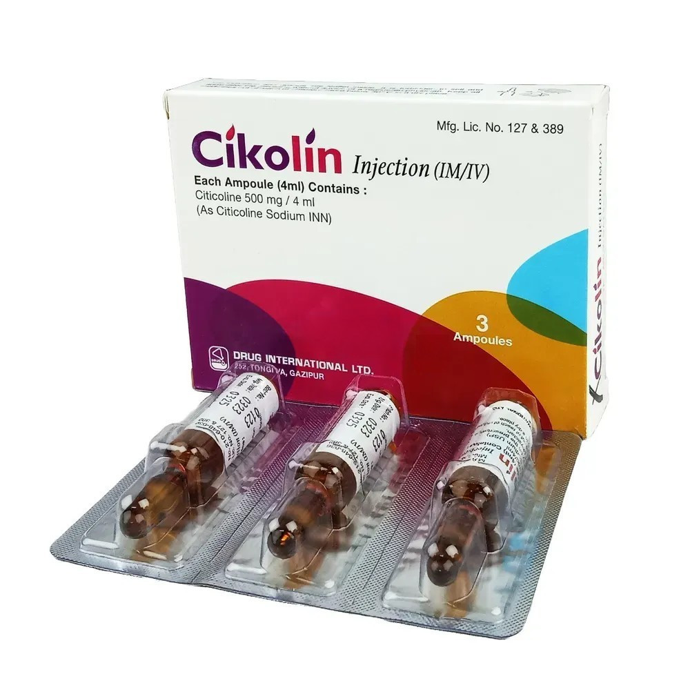 Cikolin IM/IV Injection 500 mg/4 ml