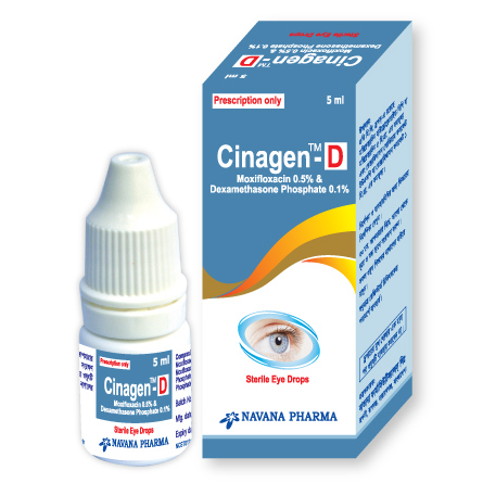 Cinagen-D Ophthalmic Solution 0.5%+0.1%