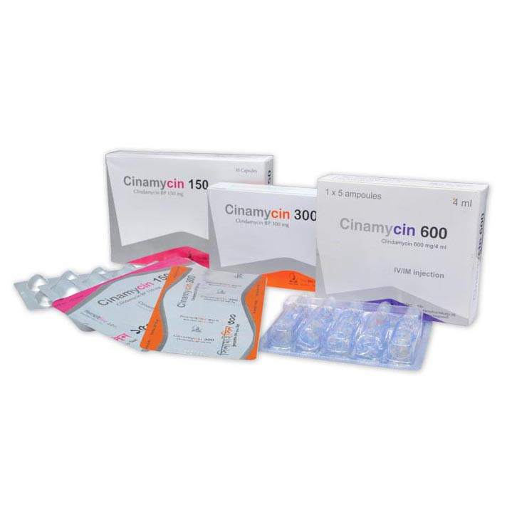 Cinamycin IM/IV Injection 600 mg/4 ml