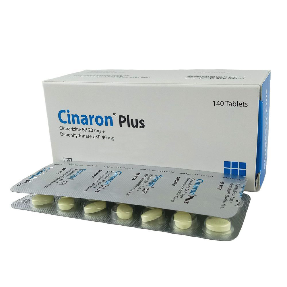 Cinaron Plus Tablet 20 mg+40 mg