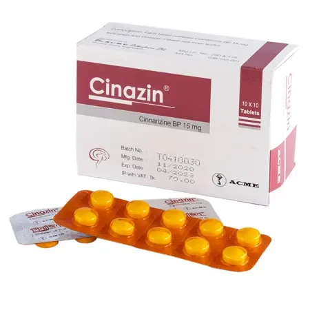 Cinazin Tablet 15 mg