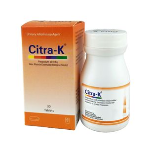 Citra-K Extended-Release Tablet (Wax Matrix) 1080 mg