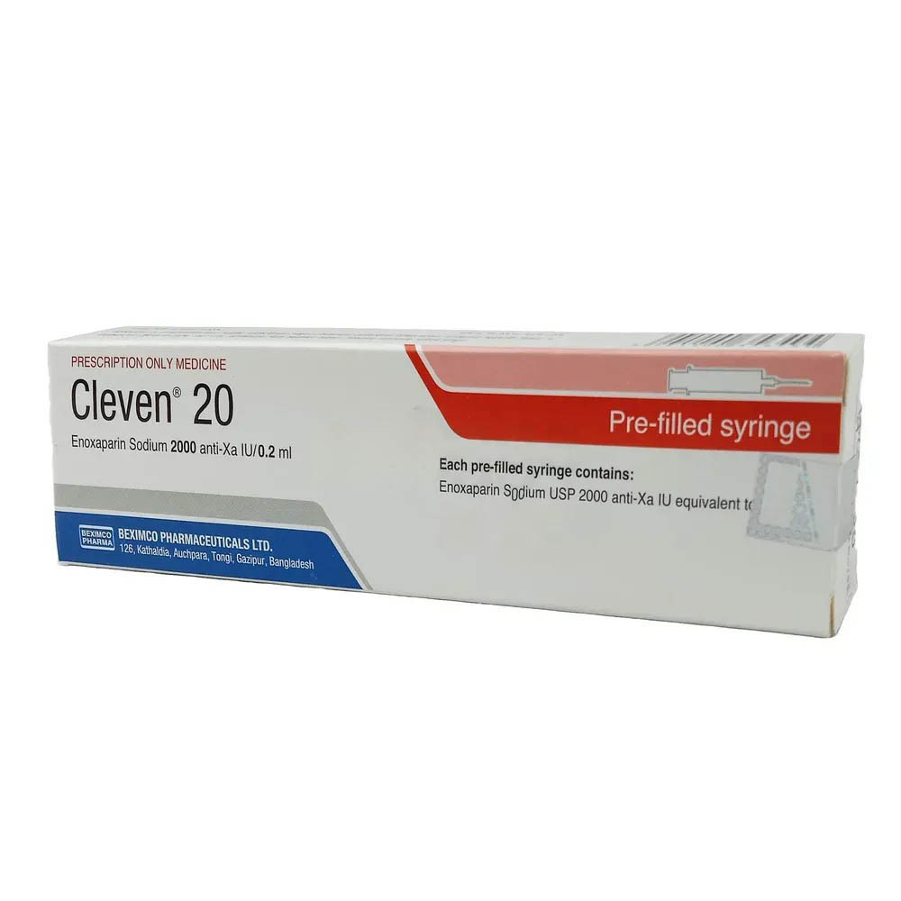 Cleven SC Injection 2000 Anti-Xa IU/0.2 ml
