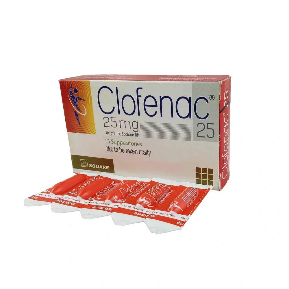 Clofenac Suppository 25 mg