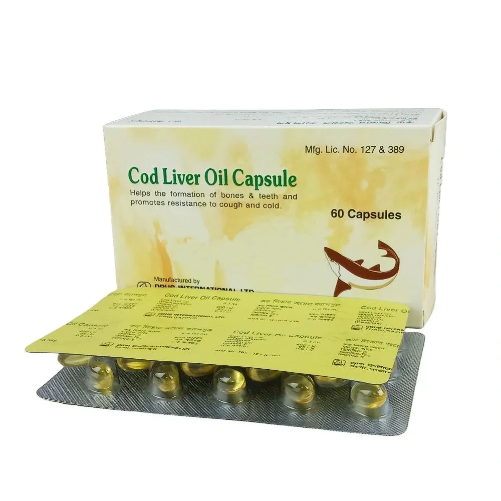 Cod Liver Oil Capsule 600 IU+85 IU+0.3 IU