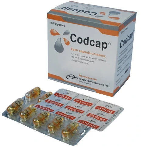 Codcap Capsule 600 IU+85 IU+0.3 IU