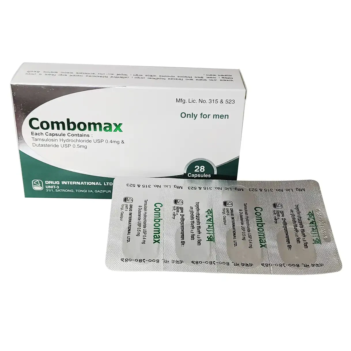 Combomax Capsule 0.4 mg+0.5 mg