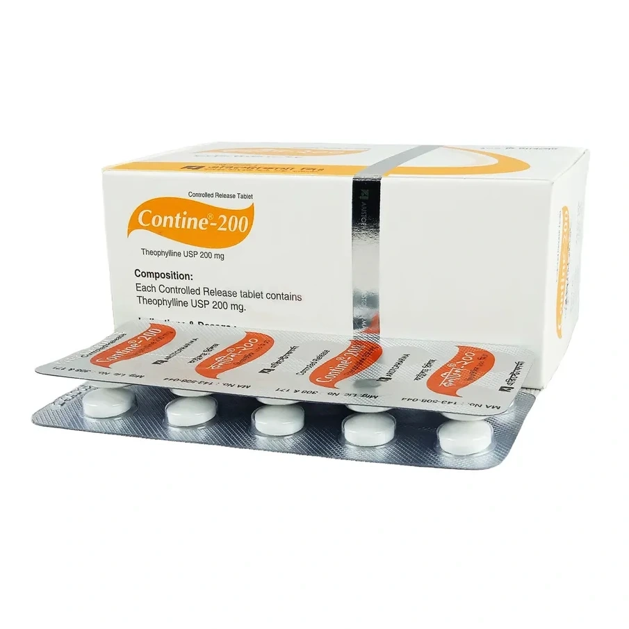 Contine Tablet (Controlled Release) 200 mg