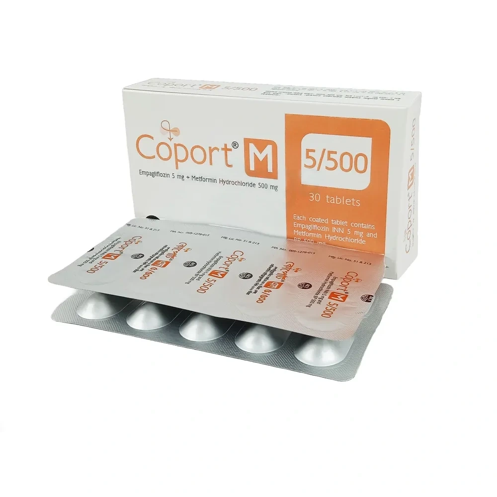 Coport M Tablet 5 mg+500 mg
