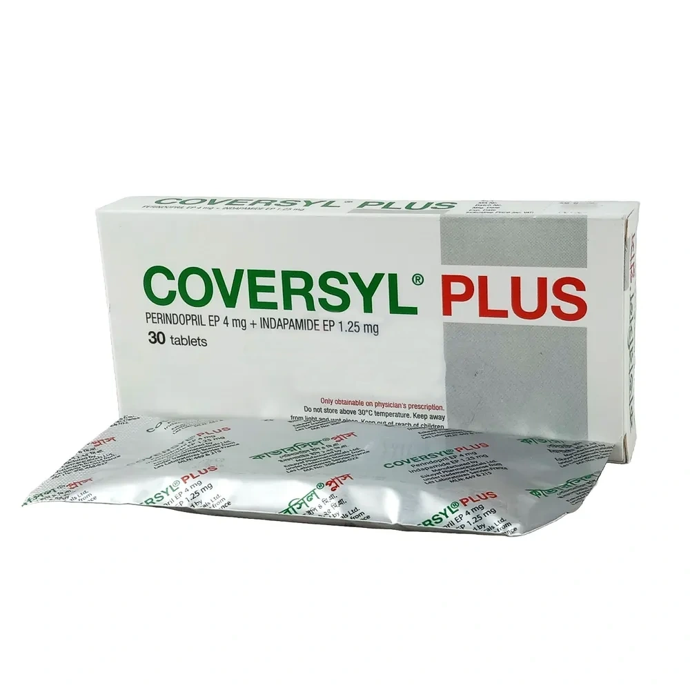 Coversyl Plus কভার্সিল প্লাস - Perindopril + Indapamide