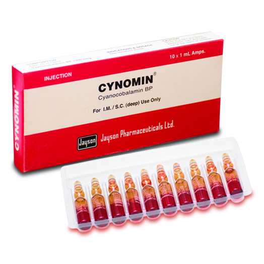 Cynomin IM/SC Injection 1000 mcg/ml