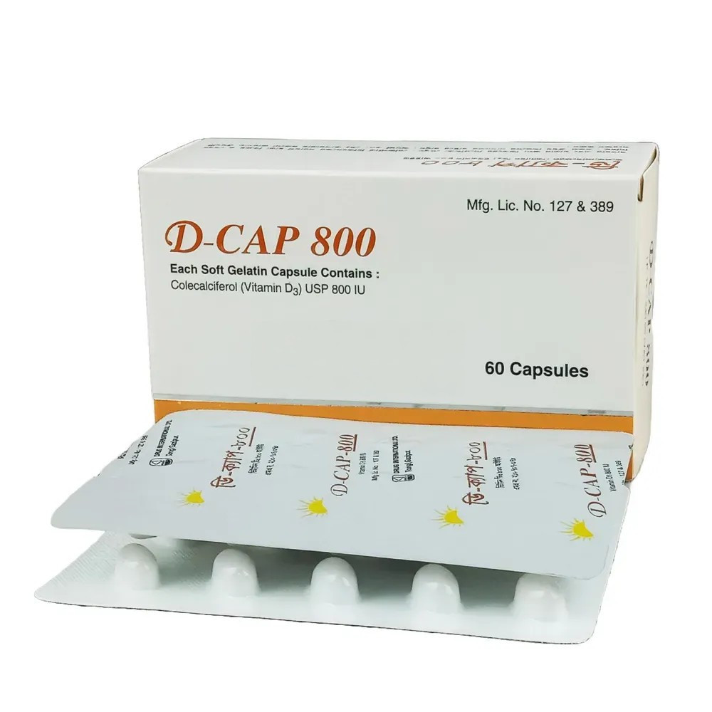 D-Cap Capsule 800 IU