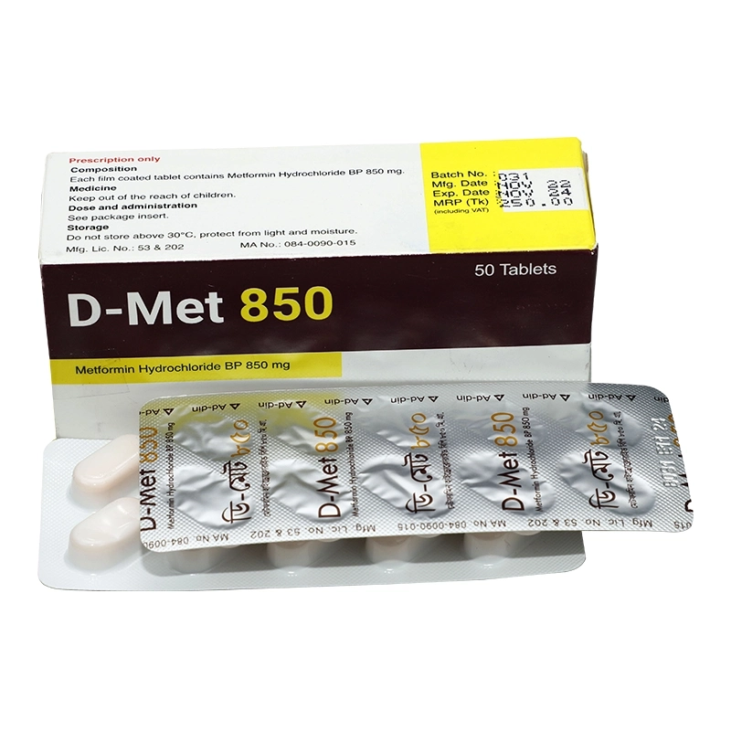 D-Met Tablet 850 mg