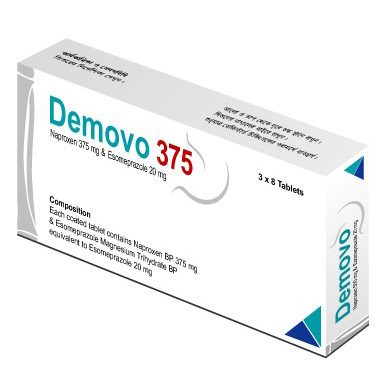 Demovo ডেমোভো - Naproxen Sodium + Esomeprazole Magnesium