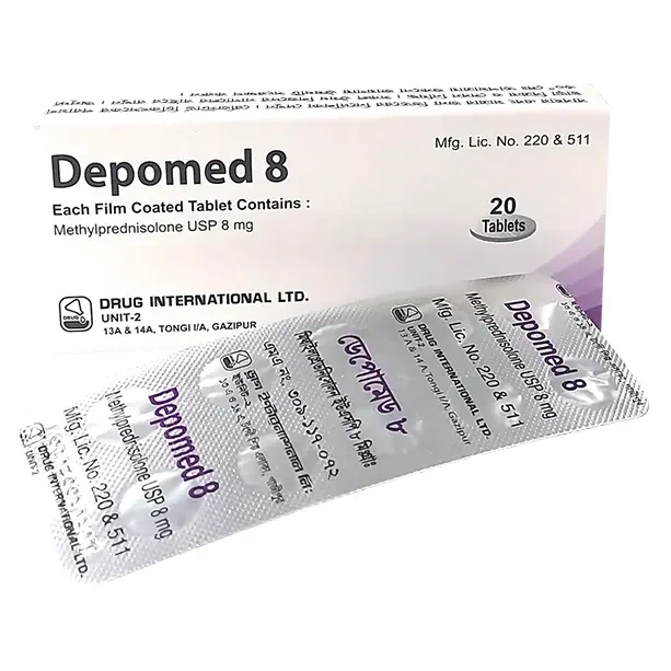 Depomed Tablet 8 mg