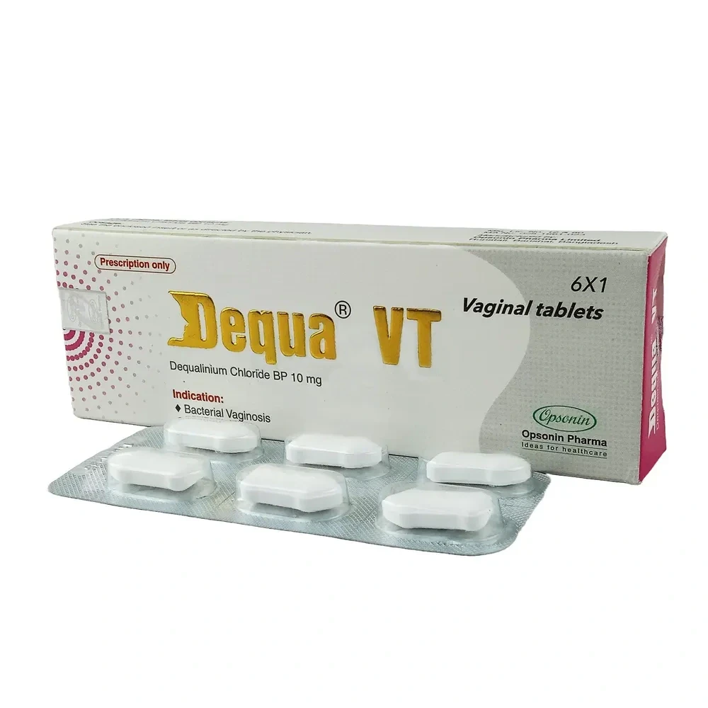 Dequa VT Vaginal Tablet 10 mg