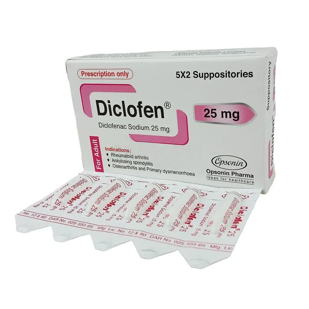 Diclofen Suppository 25 mg