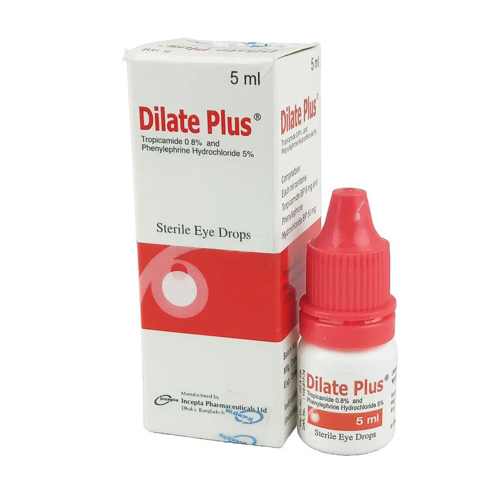 Dilate Plus Ophthalmic Solution 0.8%+5%