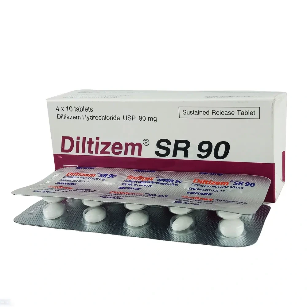Diltizem SR Tablet (Sustained Release) 90 mg