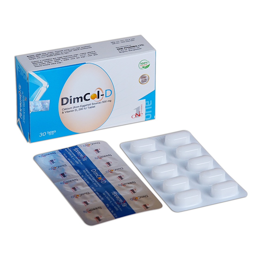 Dimcal-D  - Eggshell Calcium + Vitamin D3