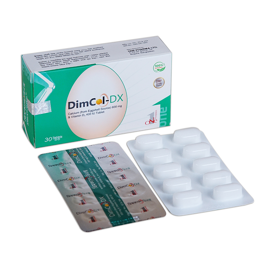 Dimcal-DX  - Eggshell Calcium + Vitamin D3