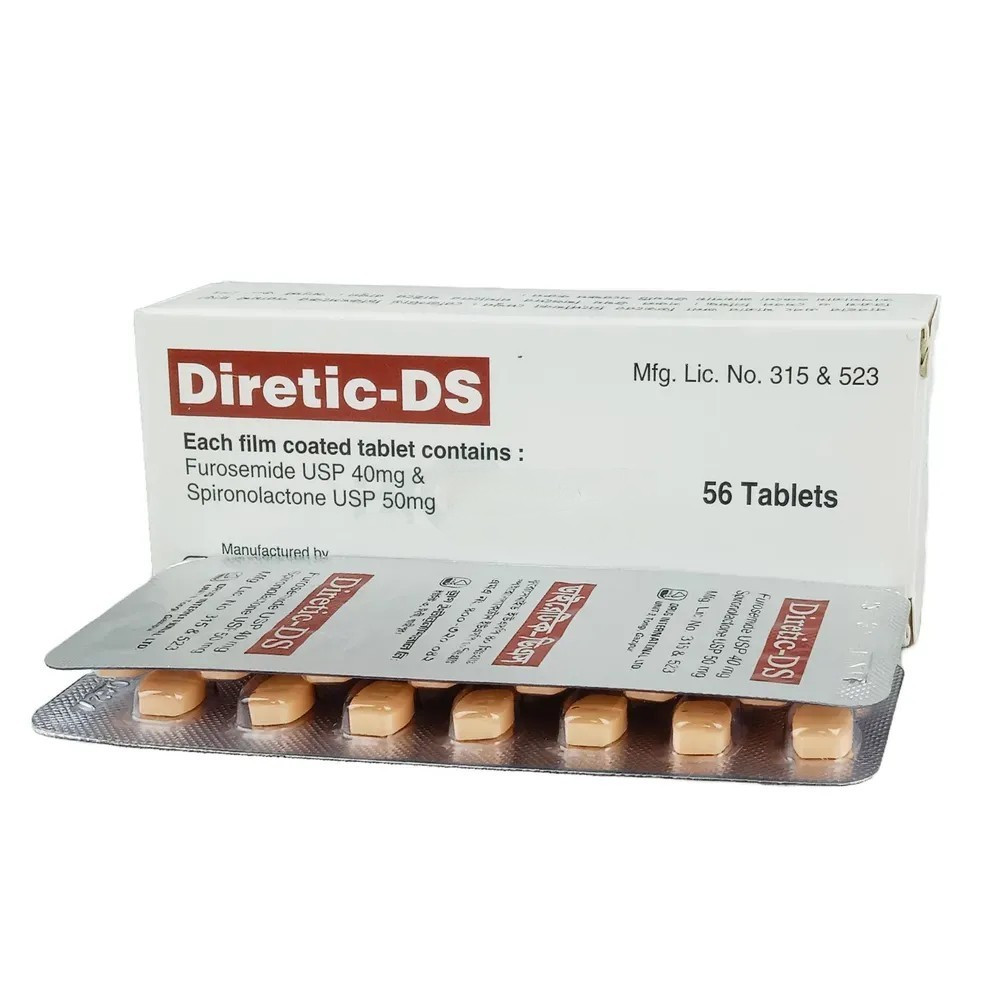 Diretic-DS Tablet 40 mg+50 mg