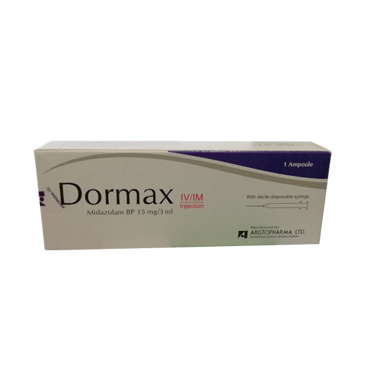 Dormax IM/IV Injection 15 mg/3 ml