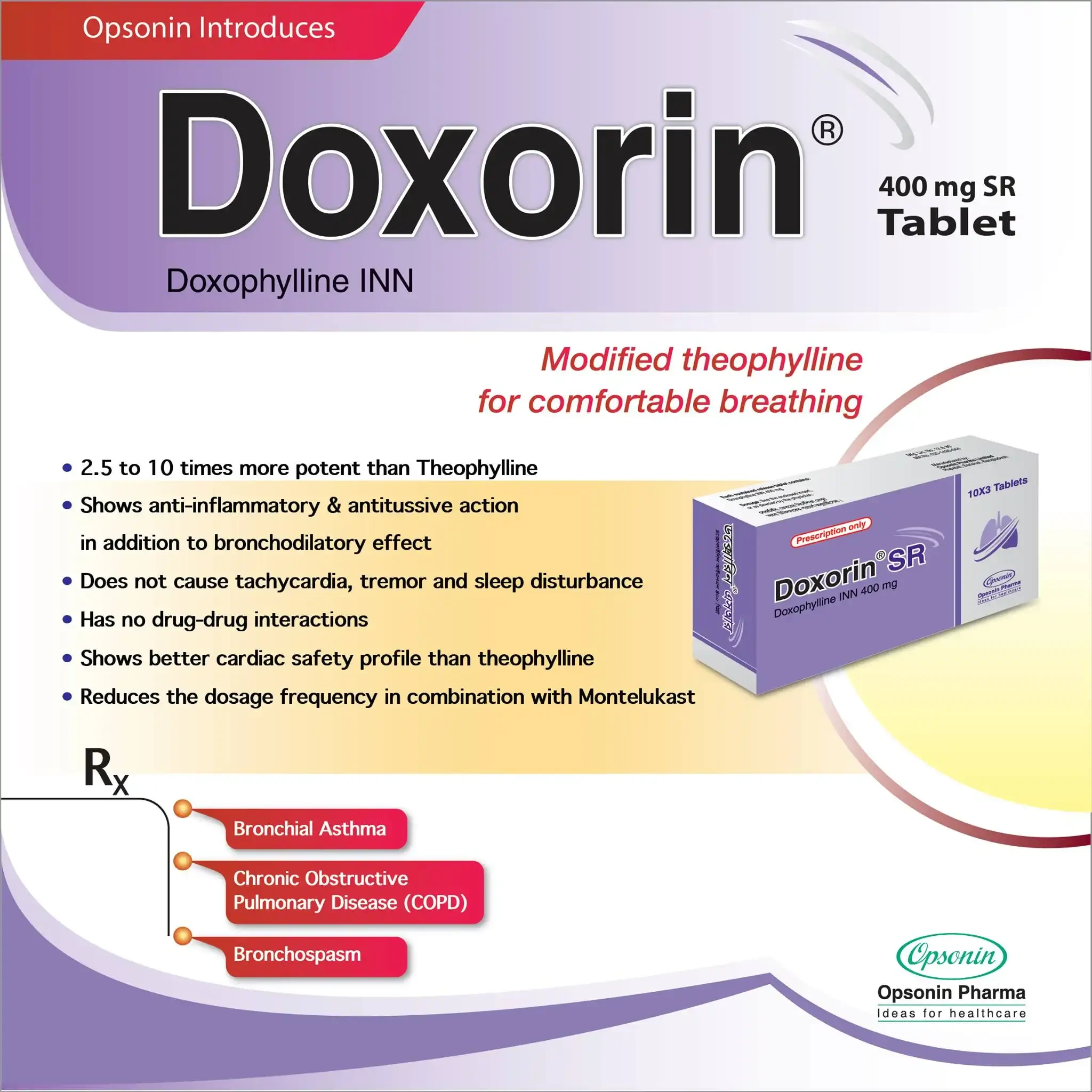 Doxorin SR Tablet (Sustained Release) 400 mg