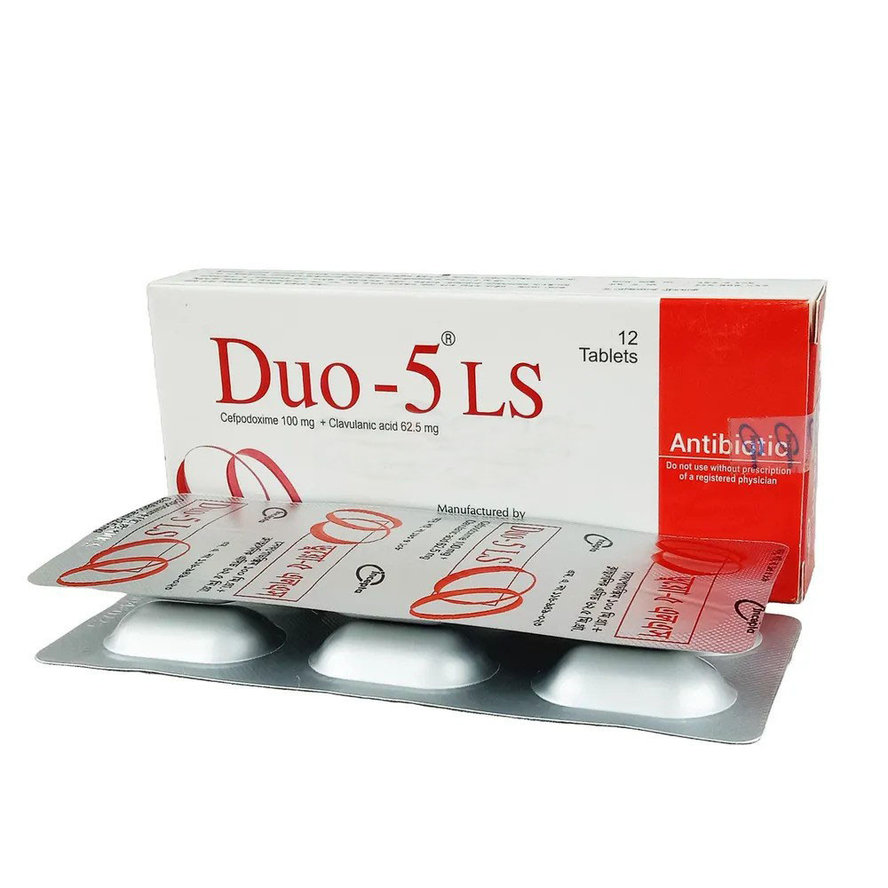 Duo-5 LS Tablet 100 mg+62.5 mg