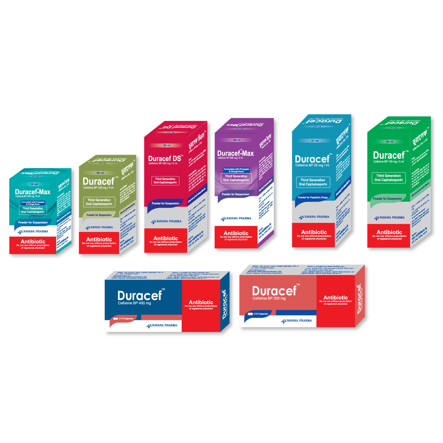 Duracef Max Powder for Suspension 500 mg/5 ml