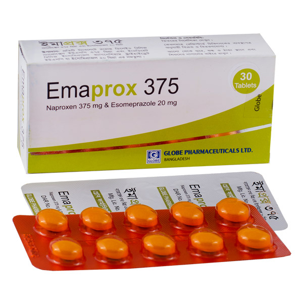 Emaprox Tablet (Delayed Release) 375 mg+20 mg