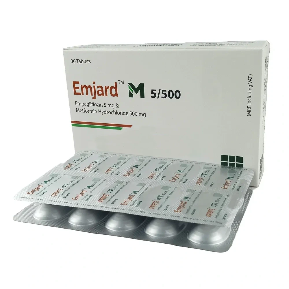 Emjard M Tablet 5 mg+500 mg
