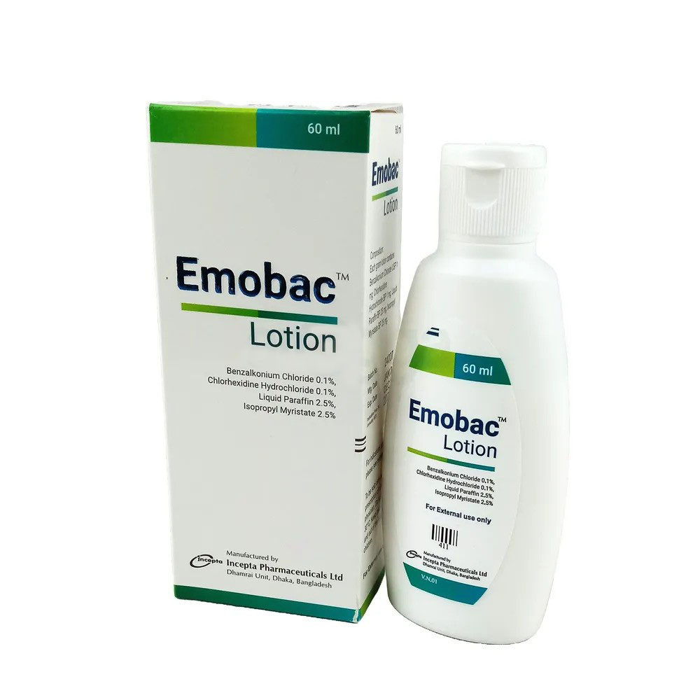 Emobac Lotion 2.5%+0.1%+0.1%+2.5%