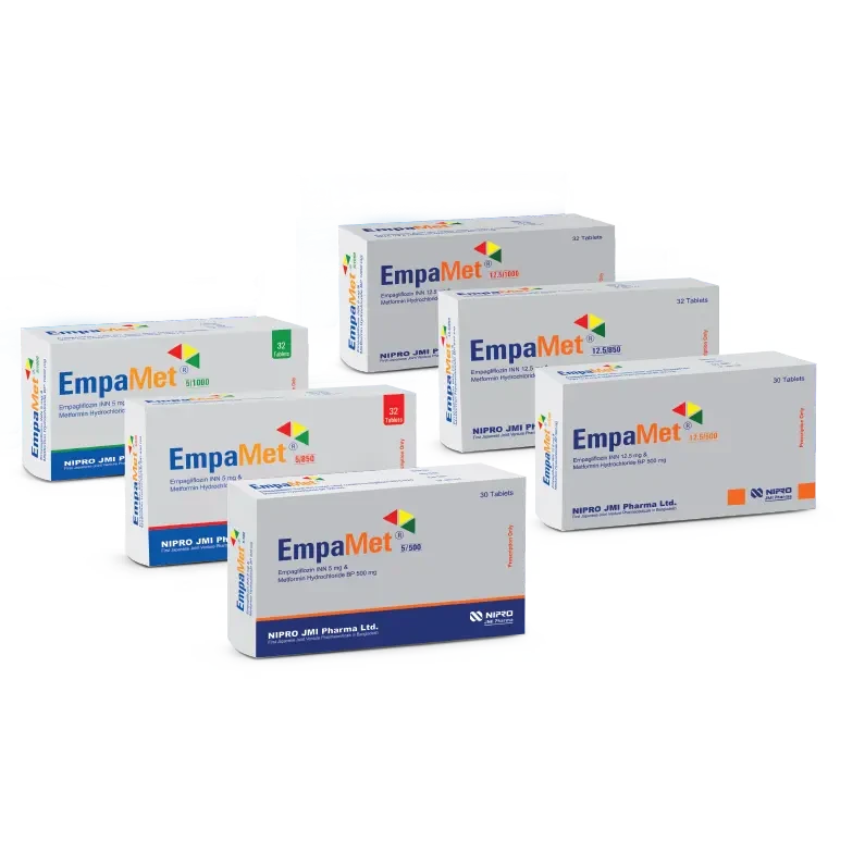 EmpaMet Tablet 12.5 mg+1000 mg