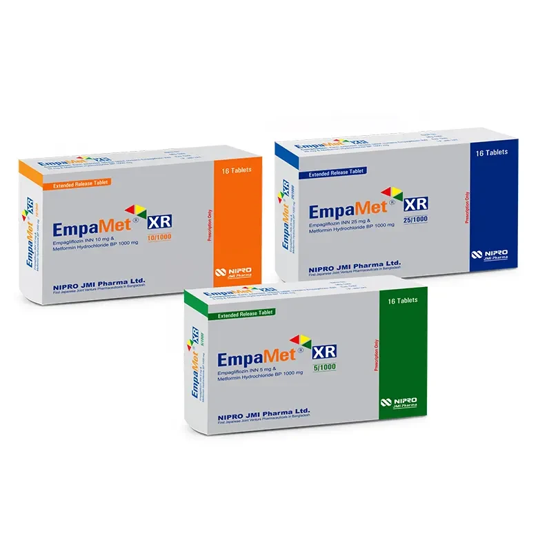 EmpaMet XR Tablet (Extended Release) 25 mg+1000 mg