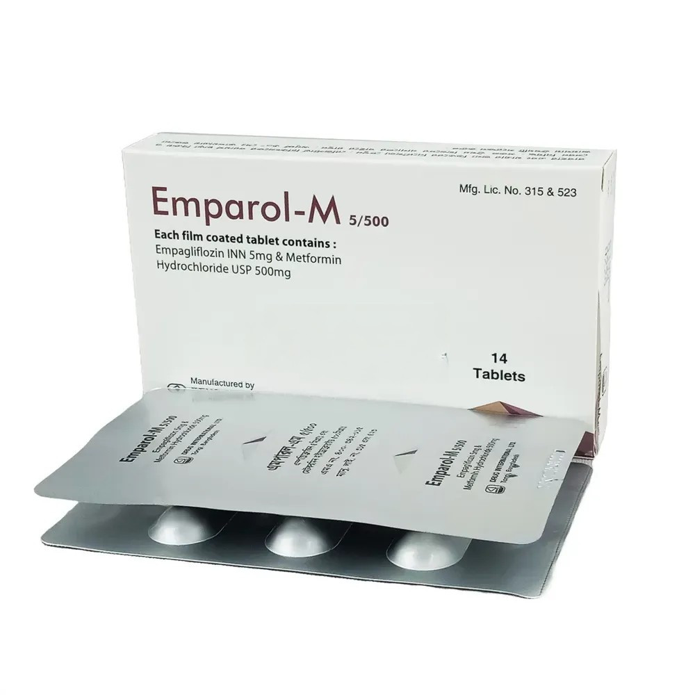 Emparol-M Tablet 5 mg+500 mg