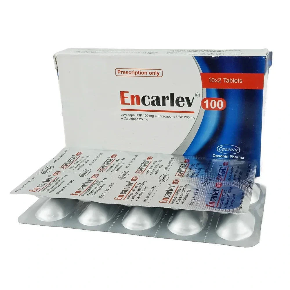 Encarlev Tablet 100 mg+25 mg+200 mg