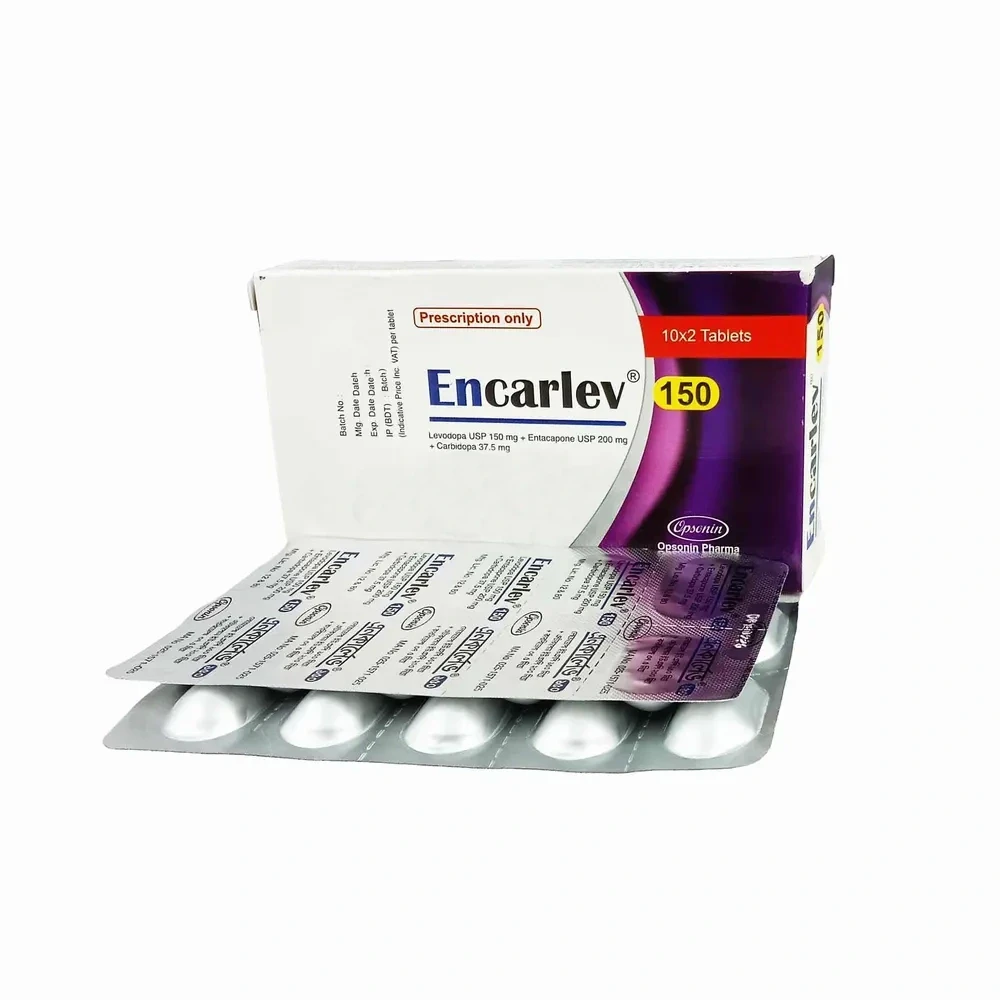 Encarlev Tablet 150 mg+37.5 mg+200 mg