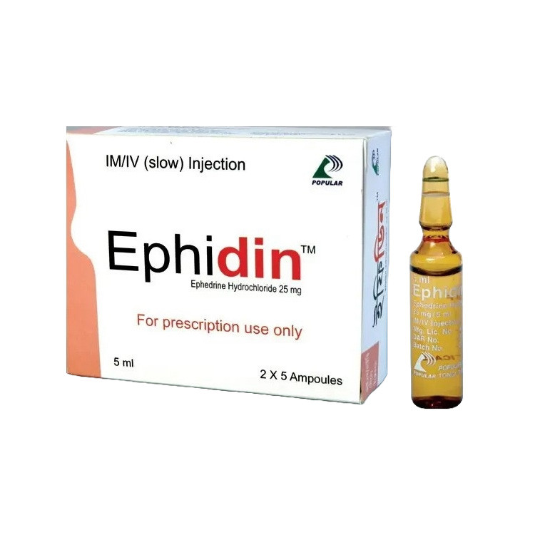 Ephidin Injection 25 mg/5 ml