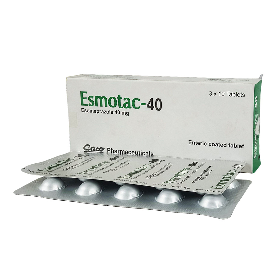 Esmotac Tablet (Enteric Coated) 40 mg