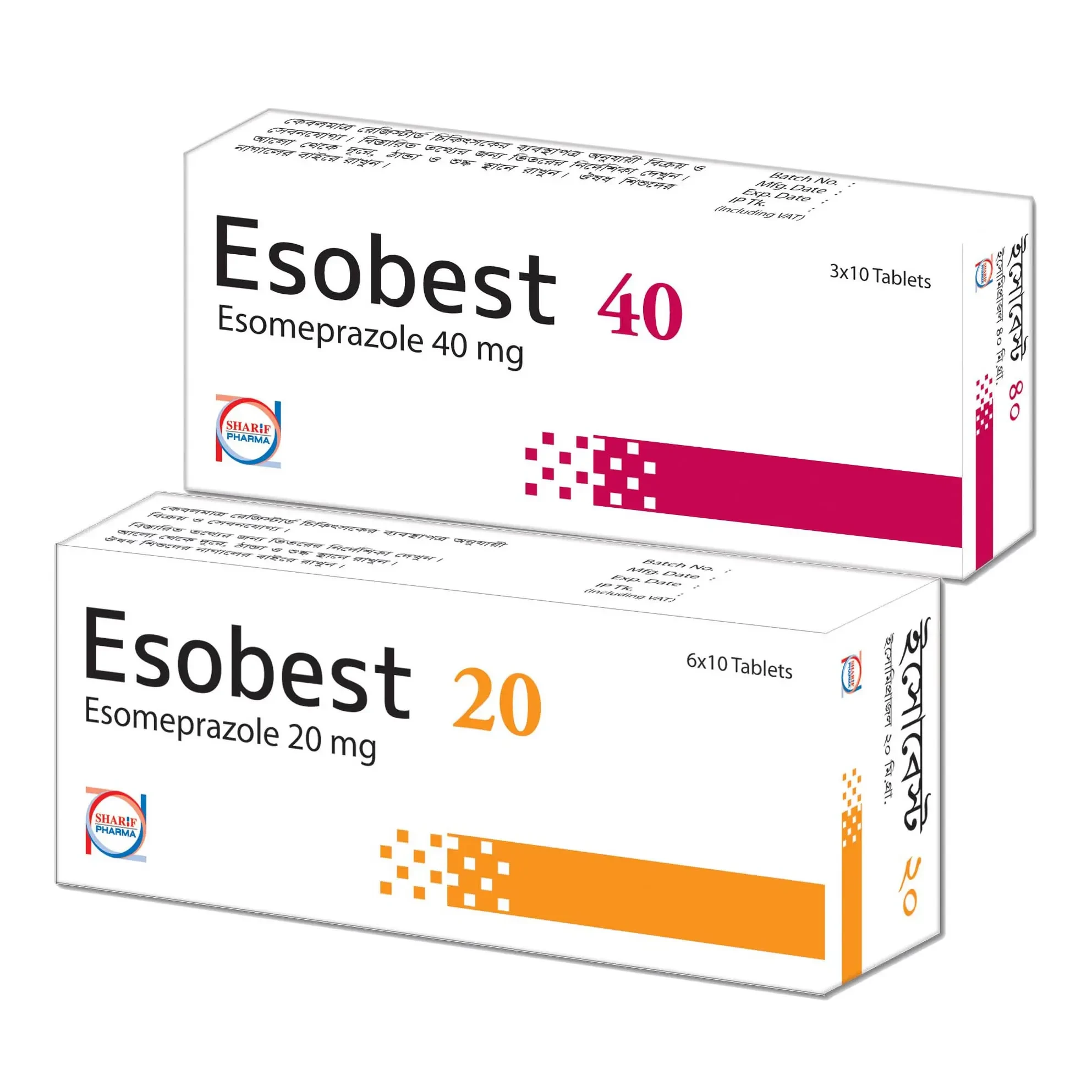 Esobest Tablet (Enteric Coated) 40 mg