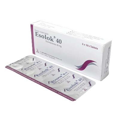Esolok Tablet (Enteric Coated) 40 mg