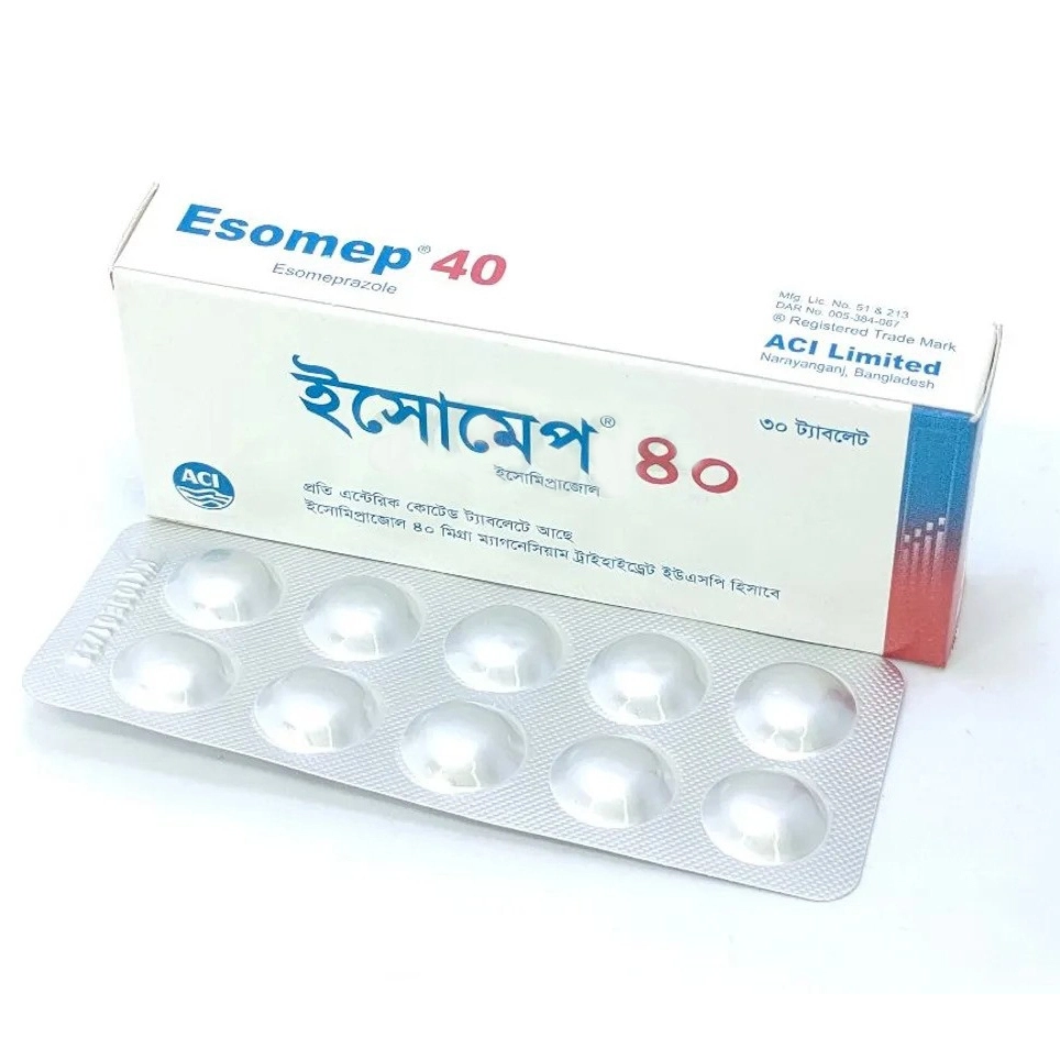 Esomep Tablet (Enteric Coated) 40 mg