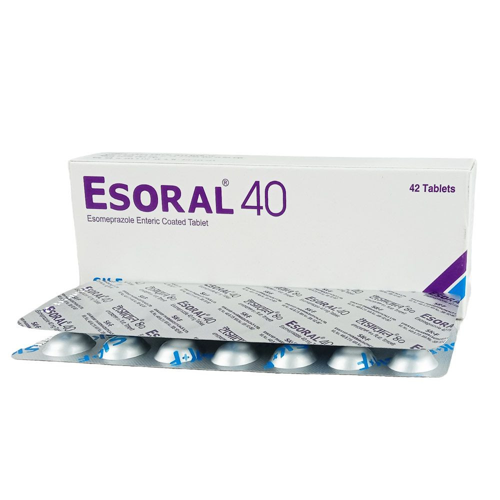 Esoral Tablet (Enteric Coated) 40 mg