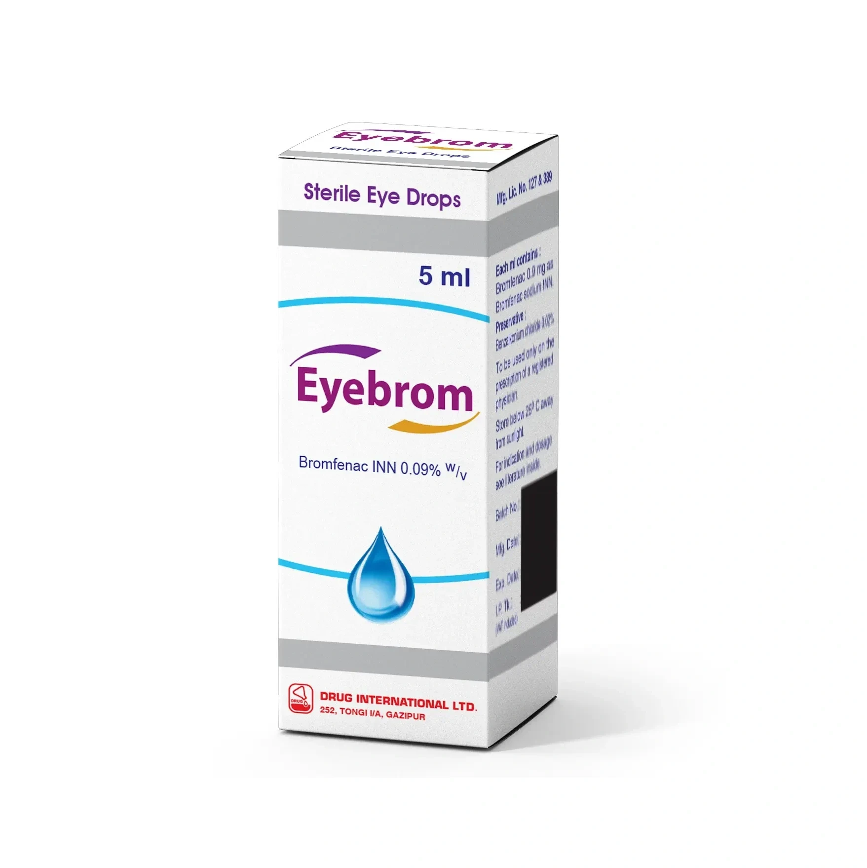 Eyebrom Ophthalmic Solution 0.09%