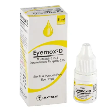 Eyemox-D Ophthalmic Solution 0.5%+0.1%